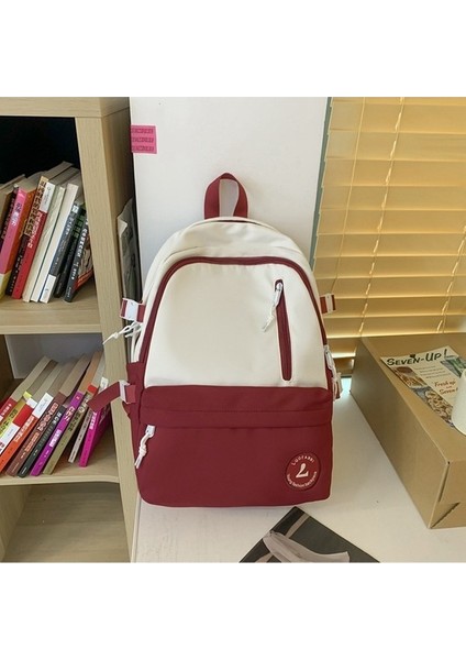 Okul Çantası Taze ve Çok Yönlü Moda Kadın Üniversite Öğrencisi Lise Ortaokul Öğrencisi Sırt Çantası Büyük Kapasiteli Yeni Stil (Yurt Dışından) modelleri