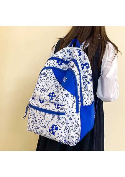 Büyük Kapasiteli Kız Sırt Ortaokul Öğrencisi Okul Çantası (Yurt Dışından) modelleri
