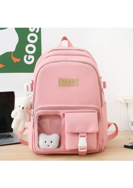 Lise Okul Trend Düz Büyük Kapasiteli Sırt Çok Bölmeli Tüm Maç Sırt Çantası (Yurt Dışından) modelleri