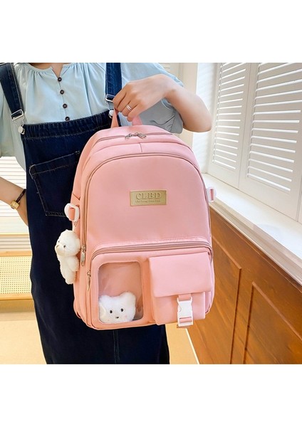 Lise Okul Trend Düz Büyük Kapasiteli Sırt Çok Bölmeli Tüm Maç Sırt Çantası (Yurt Dışından) fırsatları