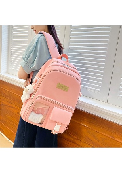 Lise Okul Trend Düz Büyük Kapasiteli Sırt Çok Bölmeli Tüm Maç Sırt Çantası (Yurt Dışından) indirimleri