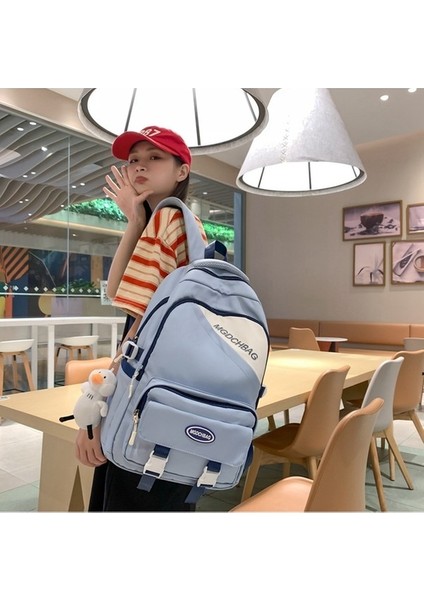 Naylon Okul Erkek Sırt Ortaokul Öğrencisi Üniversite Öğrencisi Büyük Kapasiteli Sırt Kadın Çantası (Yurt Dışından) fiyatları