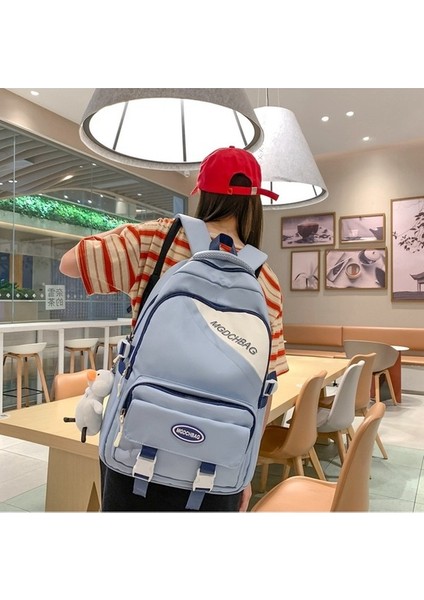 Naylon Okul Erkek Sırt Ortaokul Öğrencisi Üniversite Öğrencisi Büyük Kapasiteli Sırt Kadın Çantası (Yurt Dışından) fırsatları