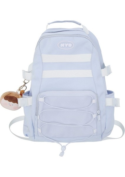 Ortaokul Öğrencisi Okul Çantası Erkek ve Dişi Aynı Stil Büyük Kapasiteli Gündelik Basit Seyahat Sırt Çantası Trend Moda Çift Sırt Çantası (Yurt Dışından) fiyatları