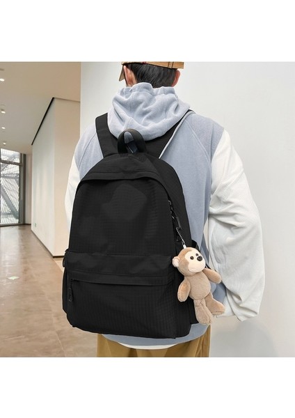 2024 Bahar Yeni Öğrenci Sırt Çantası Okul Çantası Basit Kore Tarzı Sırt Çantası Kadın Seyahat Eğlence Çantası (Yurt Dışından) fiyatları