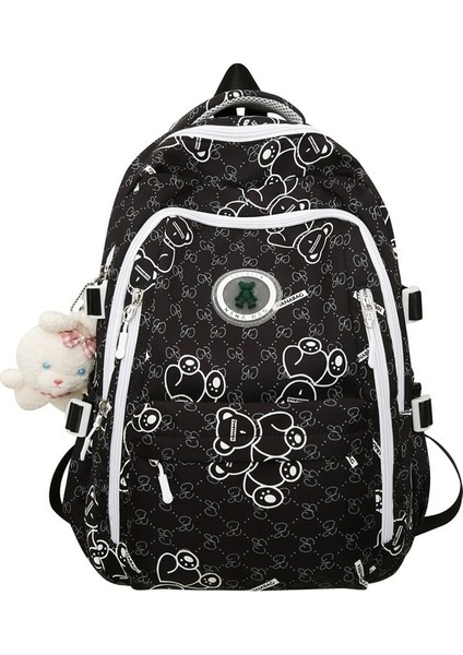 2023 Ilkbahar ve Yaz Yeni Trendy Moda Sırt Çantası Büyük Kapasiteli Su Geçirmez Öğrenci Okul Çantası Kişiselleştirilmiş Rahat Naylon Sırt Çantası (Yurt Dışından)