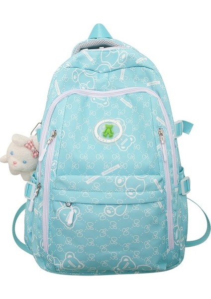 2023 Ilkbahar ve Yaz Yeni Trendy Moda Sırt Çantası Büyük Kapasiteli Su Geçirmez Öğrenci Okul Çantası Kişiselleştirilmiş Rahat Naylon Sırt Çantası (Yurt Dışından)