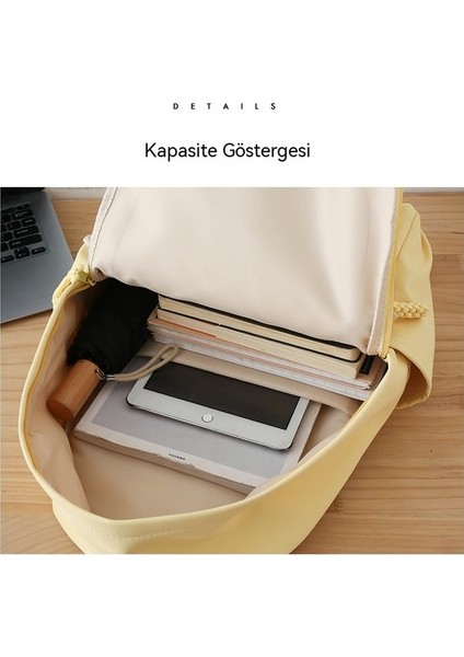 2023 Kore Tide Cool Double Çanta Moda Kişilik Üniversite Okul Çantası Seyahat Eğlence Büyük Kapasiteli Sırt Çantası (Yurt Dışından) modelleri