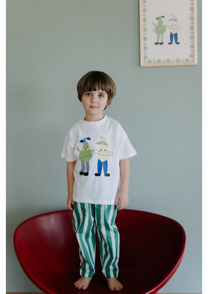 Barrel Stripes Pantolon