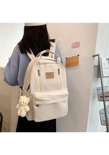 Okul Çantası Kadın Ortaokul Öğrencisi Orta Okul Öğrencisi Büyük Kapasiteli Sırt Çantası Seyahat Üniversite Öğrencisi Basit Ins Çok Yönlü Erkek Sırt Çantası (Yurt Dışından) modelleri