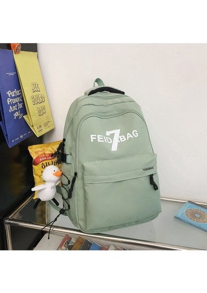 Okul Kadın Ins Trend Mektubu Büyük Kapasiteli Lise Öğrencisi Sırt Üniversite Öğrencisi Bilgisayar Seyahat Sırt Gelgit Çantası (Yurt Dışından) fiyatları