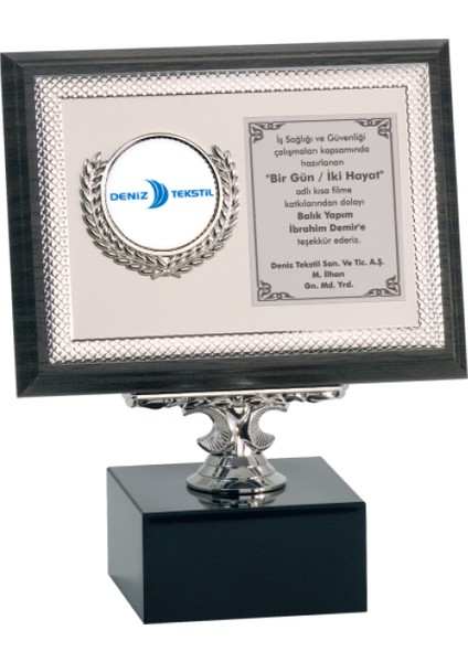 - Ahşap Plaketler - PL-092 B - 15X20 cm