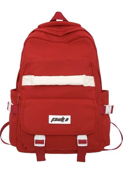 Yeni Ortaokul Öğrencisi Okul Çantası Kızlar Büyük Kapasiteli Sırt Çantası Rahat Moda Ortaokul Öğrencisi Sırt Çantası Ultra Hafif (Yurt Dışından)