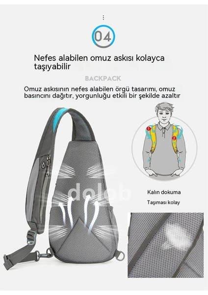 Yeni High-End Erkek Göğüs Çantası Çapraz-Uzun Moda Rahat Büyük Kapasiteli Su Geçirmez Çok Fonksiyonlu (Yurt Dışından) indirimleri