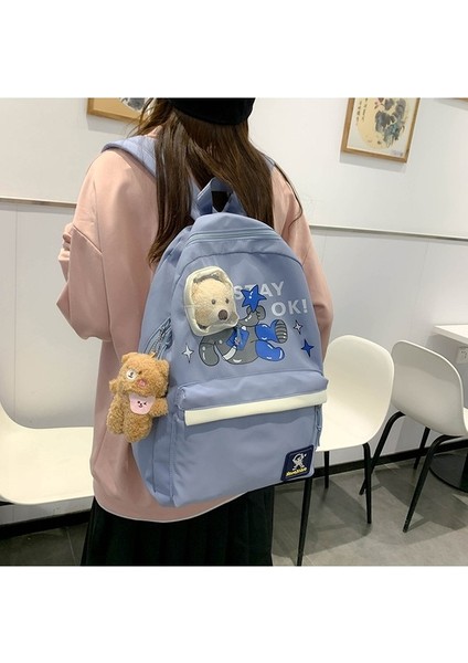 2023 Yeni Öğrenci Sırt Çantası Sevimli Ayı Rahat Büyük Kapasiteli Ortaokul Kampüsü Okul Çantası (Yurt Dışından) fırsatları