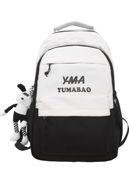 Okul Çantaları Kız Ortaokul Lise Üniversite Öğrencileri Büyük Kapasiteli Seyahat Sırt Çantası (Yurt Dışından)