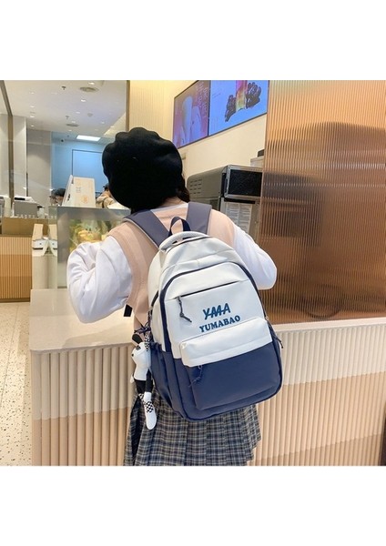 Okul Çantaları Kız Ortaokul Lise Üniversite Öğrencileri Büyük Kapasiteli Seyahat Sırt Çantası (Yurt Dışından) fırsatları
