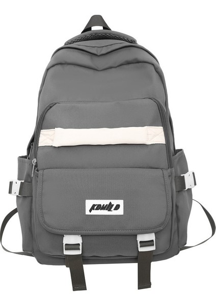 Yeni Ortaokul Öğrencisi Okul Çantası Kızlar Büyük Kapasiteli Sırt Çantası Rahat Moda Ortaokul Öğrencisi Sırt Çantası Ultra Hafif (Yurt Dışından)