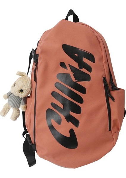 2023 Kişiselleştirilmiş Mektup Orta Okul Öğrenci Okul Çantası Yeni Moda Trendi Sırt Çantası Kadınlar Için Büyük Kapasiteli Rahat Sırt Çantası (Yurt Dışından)