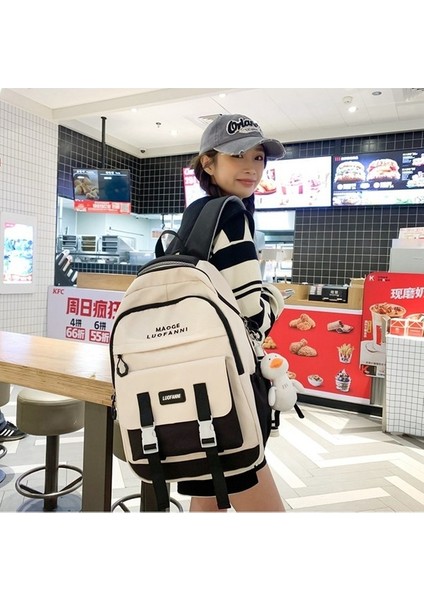 Ortaokul Öğrenci Sırt Kore Versiyonu Büyük Kapasiteli Öğrenci Okul Açık Hava Seyahati Sırt Erkek Çanta (Yurt Dışından) fiyatları