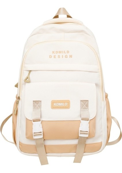 Erkekler ve Kadınlar Için Öğrenci Okul Çantaları, Kore Tarzı Gündelik Basit Büyük Kapasiteli Sırt Çantası 2023 Yeni Seyahat Sırt Çantası (Yurt Dışından)