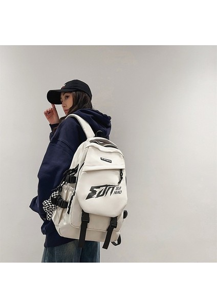 Yeni Sırt Çantası Erkek Çok Yönlü Sırt Çantası Büyük Kapasiteli Retro Moda Ins Bilgisayar Çantası Kadın Üniversite Öğrencisi Okul Çantası (Yurt Dışından) modelleri