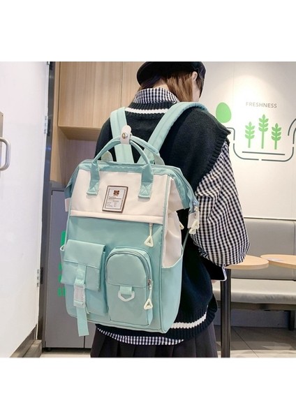 Sırt Küçük Taze Kız Boş Büyük Kapasiteli Ortaokul Öğrenci Çantası (Yurt Dışından) fırsatları