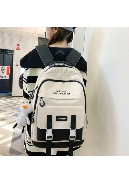 Ortaokul Öğrenci Sırt Kore Versiyonu Büyük Kapasiteli Öğrenci Okul Açık Hava Seyahati Sırt Erkek Çanta (Yurt Dışından) modelleri