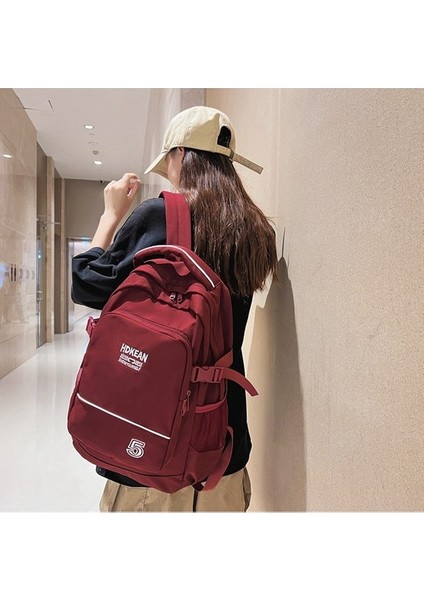Ortaokul Öğrencisi Okul Kadın Düz Sırt Kampüs Üniversite Öğrencisi Eğlence Seyahat Sırt Çantası (Yurt Dışından) indirimleri