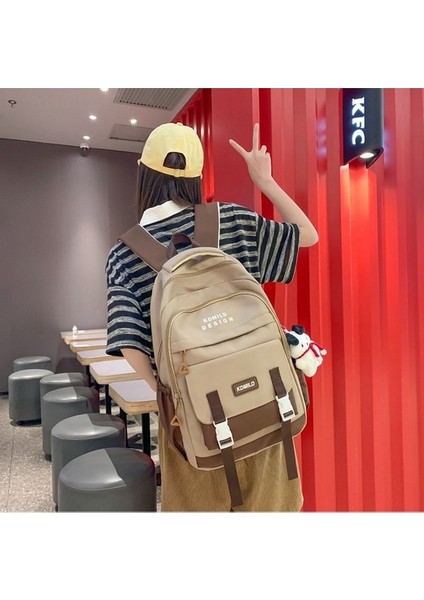 Erkekler ve Kadınlar Için Öğrenci Okul Çantaları, Kore Tarzı Gündelik Basit Büyük Kapasiteli Sırt Çantası 2023 Yeni Seyahat Sırt Çantası (Yurt Dışından) indirimleri