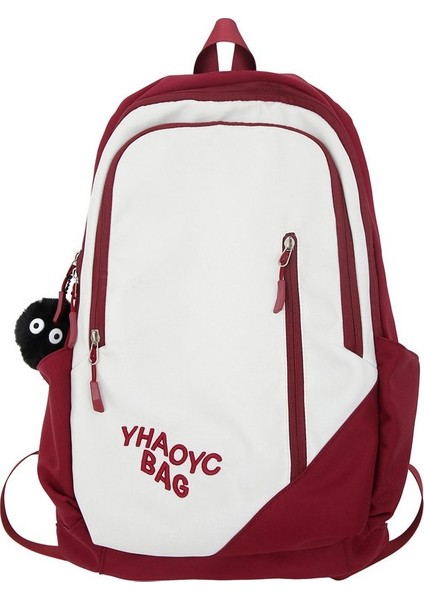 Mektup Sırt Çantası Yeni Büyük Kapasiteli Moda Sırt Çantası Naylon Su Geçirmez Öğrenci Okul Çantası Kadın (Yurt Dışından)