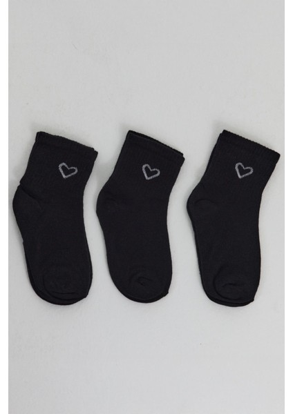 Siyah 3'lü Örme Soket Çorap 1100 fiyatları