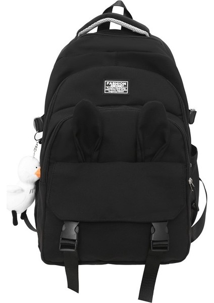 Sevimli Tavşan Kulak Okul Büyük Kapasiteli Sırt Küçük Taze Sırt Çantası (Yurt Dışından)
