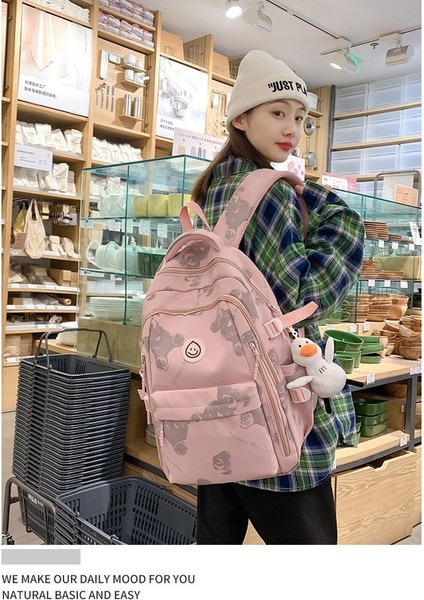 Okul Çantası Bayan Üniversite Öğrencisi 2023 Yeni Ilkokul Öğrencisi Lise Öğrencisi Sırt Çantası (Yurt Dışından) indirimleri