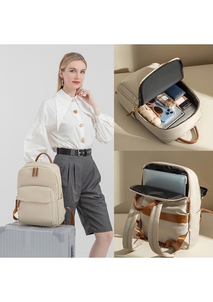 14 Inçlik Bilgisayar Kadın Yaz Tüm Maç Büyük Kapasiteli Oxford Kumaş Rahat Sırt Seyahat Çanta (Yurt Dışından) modelleri