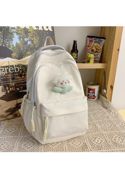 Kadınlar Için Küçük Taze Okul Sevimli Ortaokul Öğrenci Sırt Büyük Kapasiteli Düz Sırt Çantası (Yurt Dışından) modelleri