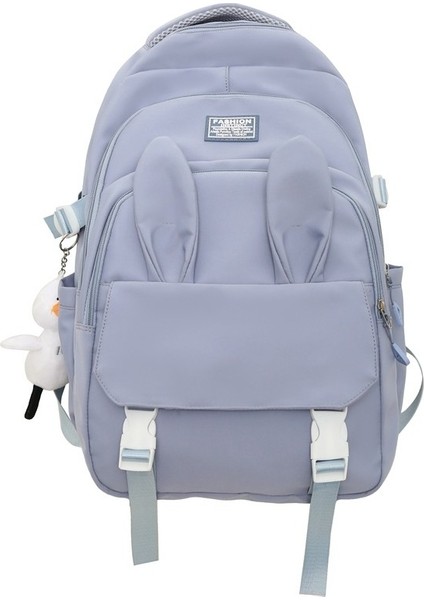 Sevimli Tavşan Kulak Okul Büyük Kapasiteli Sırt Küçük Taze Sırt Çantası (Yurt Dışından)