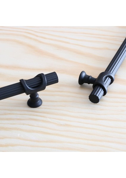 Mobilya Çekmece Mutfak Dolabı Dolap Kapak Kulpları Kulbu Kulpu Siyah Metal Kulp 128 Mm-12.8 cm fırsatları