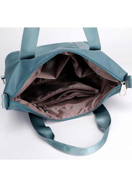 2023 Casual Tote Büyük Çanta Kadın Büyük Kapasiteli Basit Naylon Bez Çanta Çok Yönlü Su Geçirmez Oxford Taşınabilir Omuz Çantası (Yurt Dışından) indirimleri