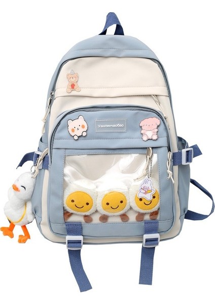 Sevimli Okul Çantası Bayan Lise Öğrencileri Ortaokul Öğrencileri Ilkokul Öğrencileri Büyük Kapasiteli Sırt Çantası Modaya Uygun (Yurt Dışından)