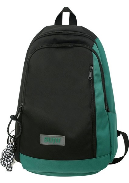 Öğrenci Okul Sonbahar ve Kış Okul Sezonu Düz Renk Dikiş Büyük Kapasiteli Sırt Bilgisayar Sırt Çantası (Yurt Dışından)