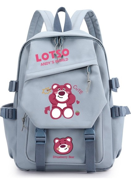 Çilek Ayı Okul Çocuk Sırt Ilkokul Öğrencileri Üçüncü Ila Altıncı Sınıf Erkek ve Kadın Ortaokul Öğrencileri Üniversite Kampüsü Sırt Çantası (Yurt Dışından)