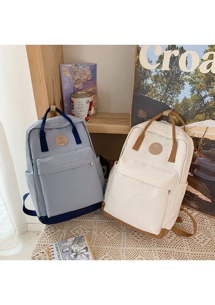 Öğrenci Okul Gençlik Erkek ve Kadın Ortaokul ve Lise Öğrencileri Taşınabilir Sırt Seyahat Sırt Çantası (Yurt Dışından) fırsatları