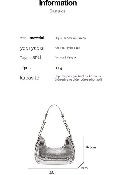 Koltuk Altı Kadın Yaz Bu Yılın Popüler Doku Niş Zincir Moda Banliyö Messenger Baget Çanta (Yurt Dışından) indirimleri