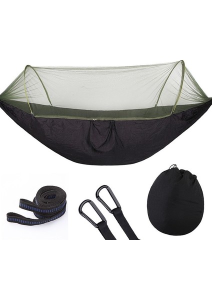 Sinek Korumalı Hamak Siyah 250 x 120 cm (Yurt Dışından)