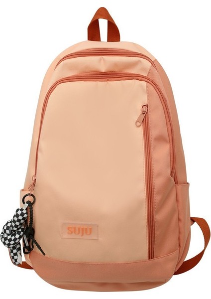 Öğrenci Okul Sonbahar ve Kış Okul Sezonu Düz Renk Dikiş Büyük Kapasiteli Sırt Bilgisayar Sırt Çantası (Yurt Dışından) indirimleri