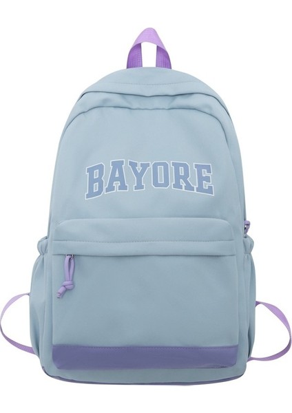 Basit Büyük Kapasiteli Okul Çantası Kadın Ortaokul Öğrencisi Sırt Çantası, Yüksek Değerli Rahat Üniversite Öğrencisi Sırt Çantası (Yurt Dışından)