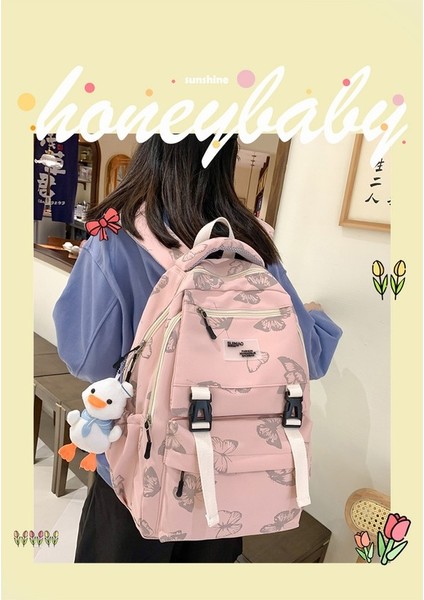 Sırt Kadın Eğlence Büyük Kapasiteli Seyahat Sırt Kadın Japon Ortaokul Öğrencisi Lise Üniversite Öğrencisi Okul Erkek Çanta (Yurt Dışından) fırsatları