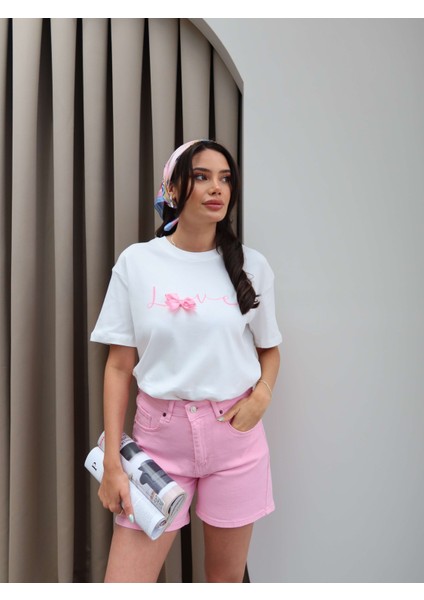 Kurdeleli Love T-Shirt fiyatları