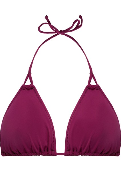 Aquaviva Kadın Mürdüm Stella Boyundan Bağlı Yanı Ipli Üçgen Bikini Takımı fiyatları